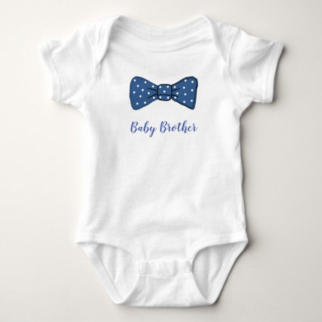 Body Para Bebé Baby Brother Bow Tie Vest (Anverso)