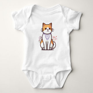 Body Para Bebé Baby Cat Lover T-shirt