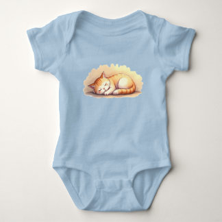 Body Para Bebé Baby Cat Sleeping