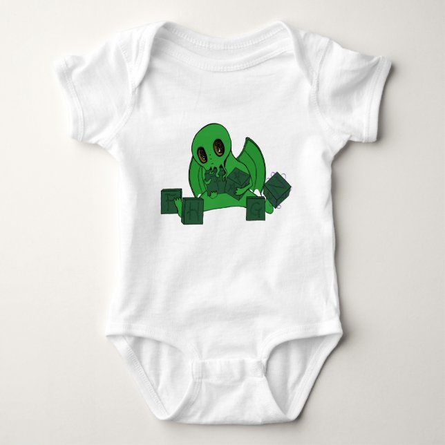 Body Para Bebé Baby Cthulhu (Anverso)