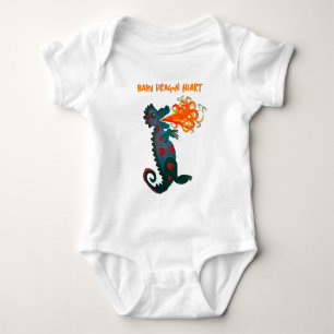 Body Para Bebé Baby Dragon Heart Bodysuit