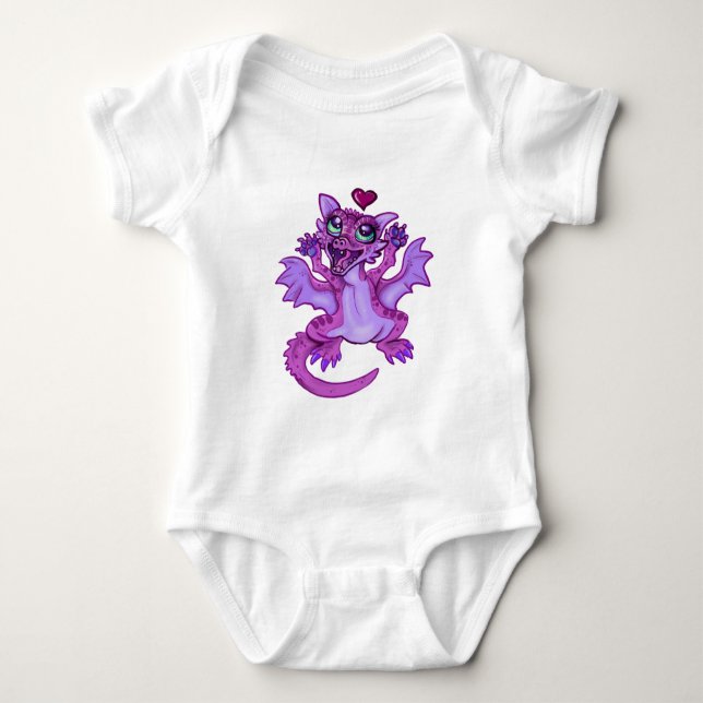 Body Para Bebé Baby Dragon Love Baby Bodysuit (Anverso)