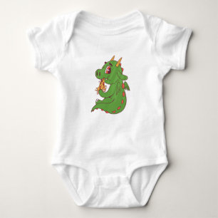 Body Para Bebé Baby Dragon Pizza