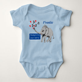 Body Para Bebé Baby Elephant Big Dream Baby Bodysuit
