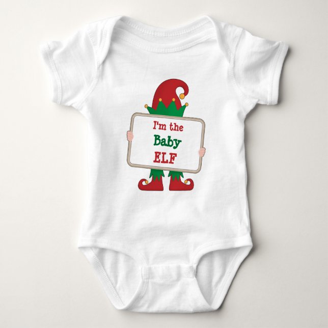 Body Para Bebé Baby Elf | Navidades personalizados Cotización Elf (Anverso)