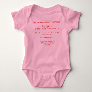 BODY PARA BEBÉ BABY GENIUS ONESY