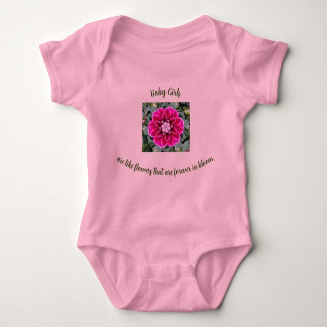 Body Para Bebé Baby Girl Bodysuit (Anverso)