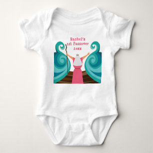 Body Para Bebé Baby Girl First Passover Cute Moses Custom Name
