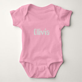 Body Para Bebé Baby Girls Pink Bodysuit