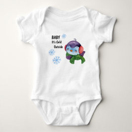 Body Para Bebé Baby hace frío afuera camiseta