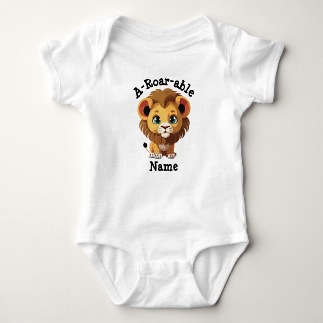 Body Para Bebé Baby Lion A-Roar able (Anverso)