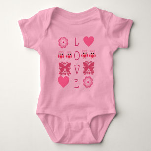 Body Para Bebé Baby Love Collection Baby Girl