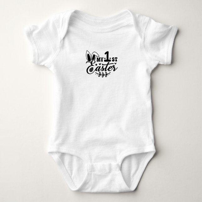 Body Para Bebé Baby My First Easter Bodysuit (Anverso)