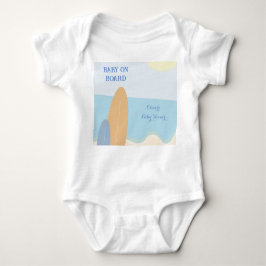 Body Para Bebé Baby on Board Surfing Beach Baby Shower