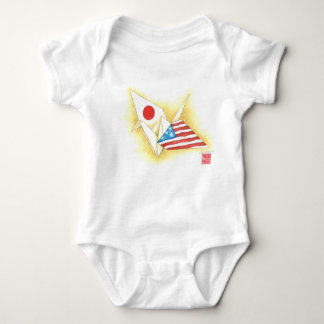 Body Para Bebé Baby One Piece ~ Japan-U.S. Friendship