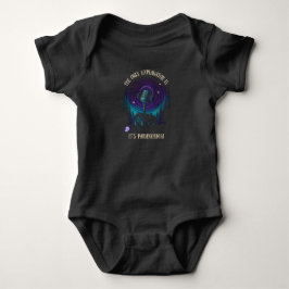 Body Para Bebé Baby Onsie - Cabin in the woods design on DARK