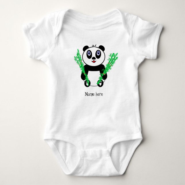 Body Para Bebé Baby Panda (Anverso)