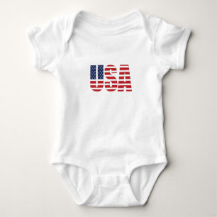 Body Para Bebé Baby Patriotic USA