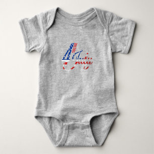 Body Para Bebé Baby Patriotic USA Baby Bodysuit