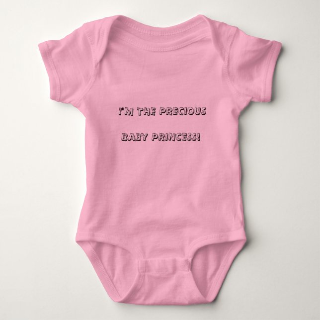 BODY PARA BEBÉ BABY PRINCESS BODYSUIT (Anverso)