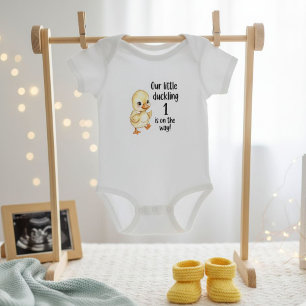 Body Para Bebé Baby Romper, "Our Little Duckling" Baby Clothes