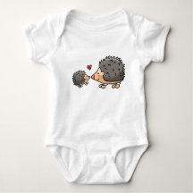 Baby rompertje met egeltjes