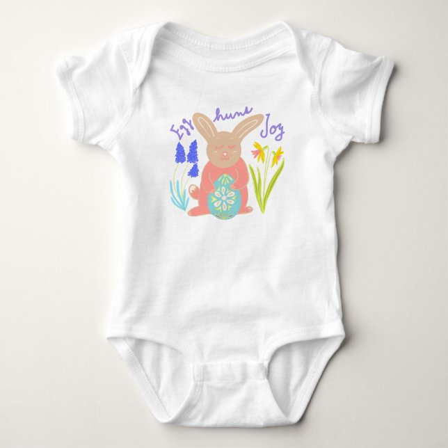 Body Para Bebé Baby’s First Easter Bunny Bodysuit (Anverso)