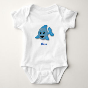 Body Para Bebé Baby Shark with Name