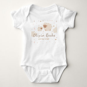 Body Para Bebé Baby Shower ilustrativo Cream Pastel