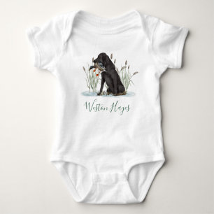Body Para Bebé Baby Shower Preppy Southern Green Duck Boy