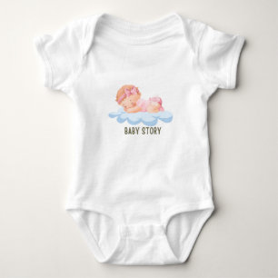 Body Para Bebé Baby Story nubes para el sueño bebé