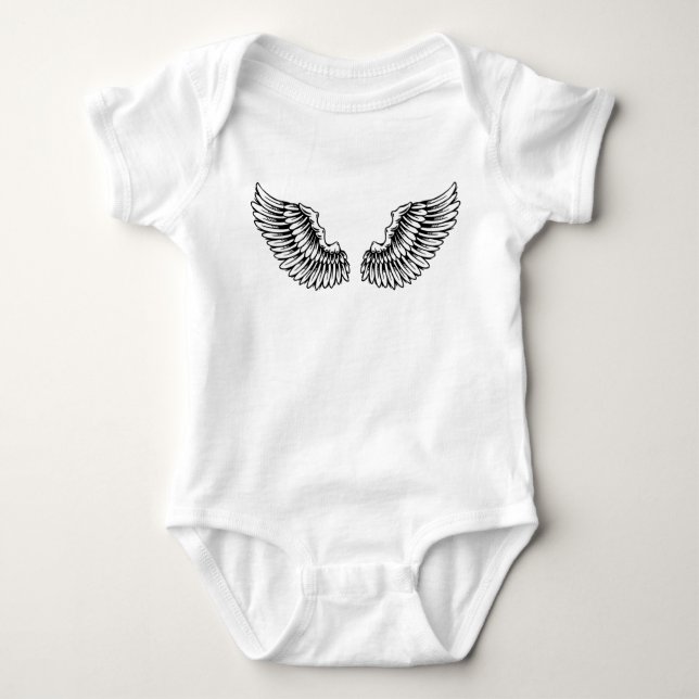 Body Para Bebé Baby Suit, diseño "Lil'Angel" (Anverso)