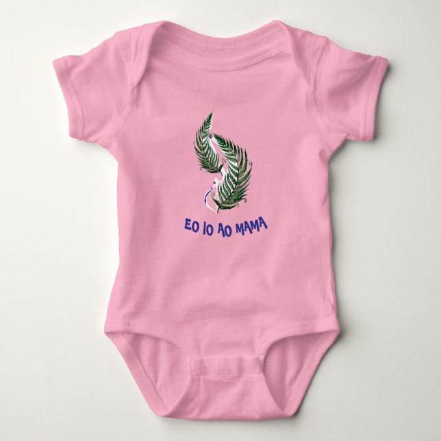 Body Para Bebé Baby Toddler Bodysuit New Zealand Aotearoa Fern  (Anverso)
