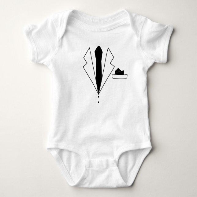 Body Para Bebé Baby Tux (Anverso)