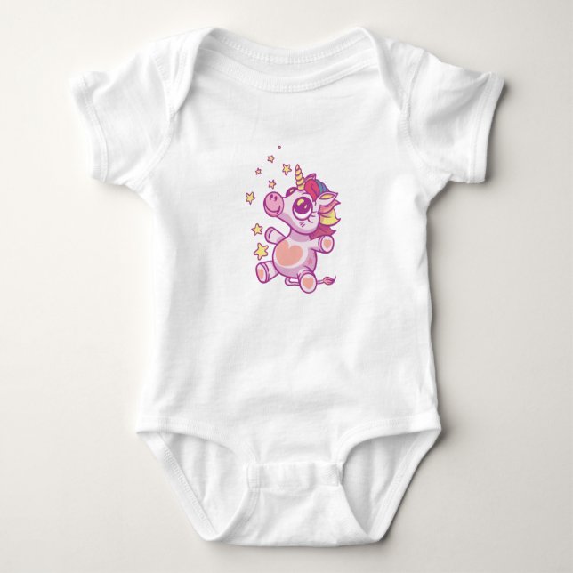 Body Para Bebé Baby Unicorn (Anverso)