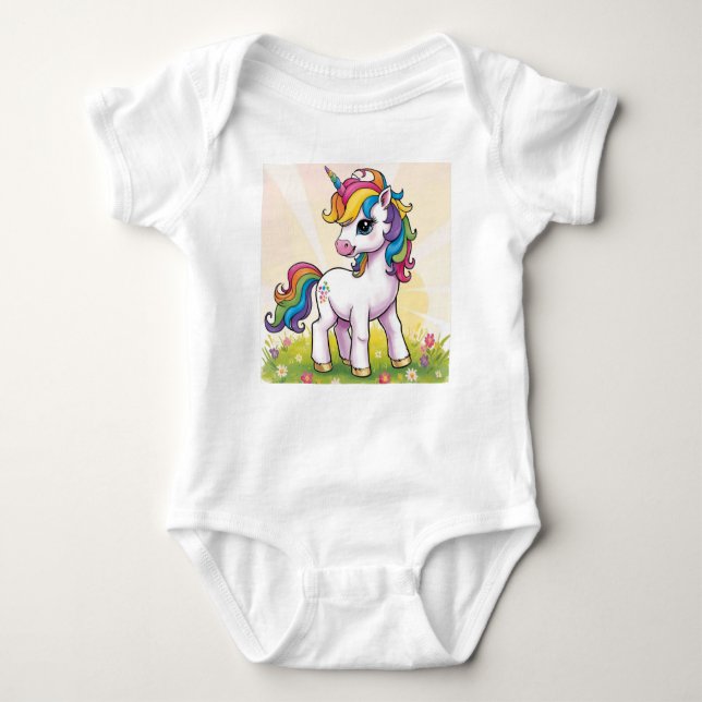 Body Para Bebé Baby Unicorn (Anverso)