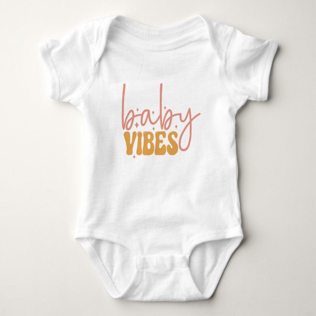 Body Para Bebé Baby Vibes (Anverso)