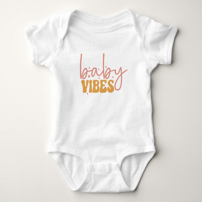 Body Para Bebé Baby Vibes (Anverso)