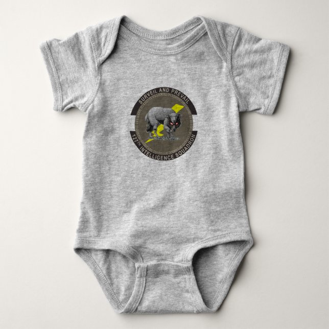 Body Para Bebé Baby Wolf Morale Onsie (Anverso)