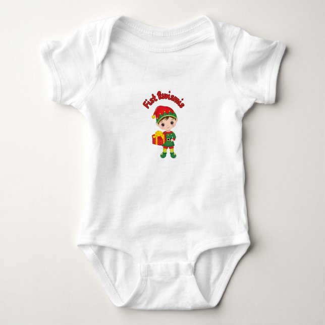 Body Para Bebé Baby Xmas bodysuit (Anverso)