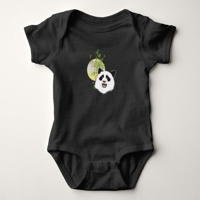 Body Para Bebé Babybody mit grossem Panda Baby Strampler (Anverso)