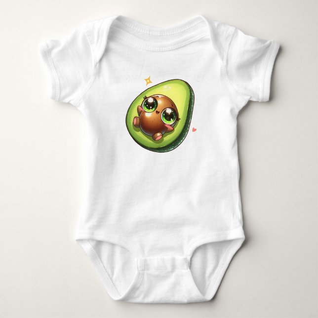 Body Para Bebé Babyparty süße Avocado Geschenke für Kleinkinder (Anverso)