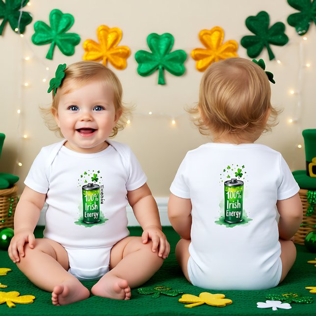 Body Para Bebé Baby's 1st St. Patrick's Day, Pot o’ Giggles (Baby's 1st St. Patrick's Day, Pot o’ Giggles Baby Bodysuit)