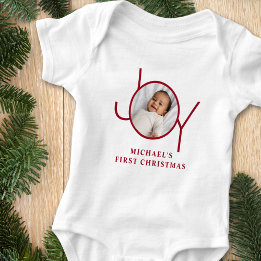 Body Para Bebé Baby's First Christmas 
