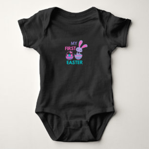 Body Para Bebé Babys primera Pascua Funny Rabbit Baby T-Shirt