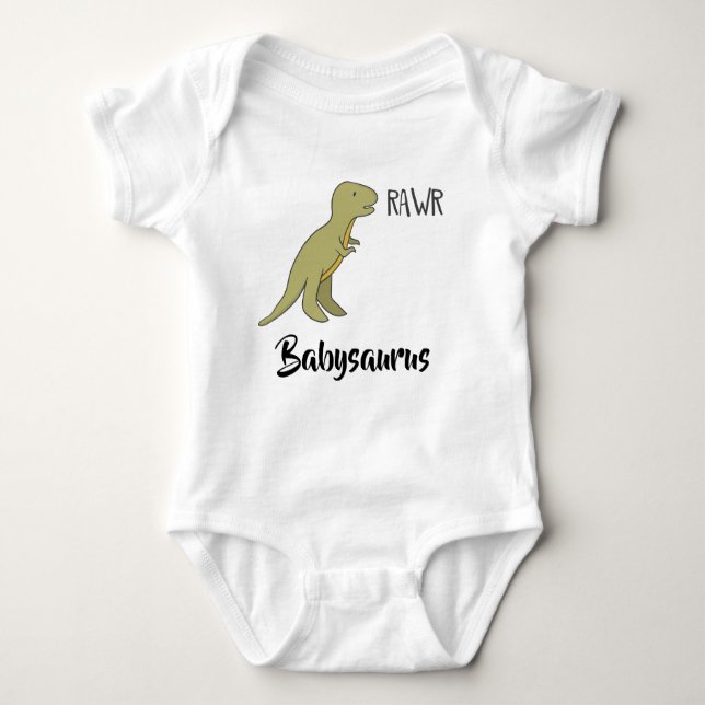 Body Para Bebé Babysaurus (Anverso)