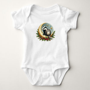 Body Para Bebé Badger navidades