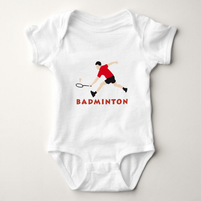 Body Para Bebé badminton (Anverso)