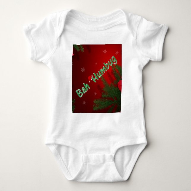 Body Para Bebé Bah Humbug (Anverso)