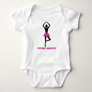 Body Para Bebé Bailarina futura, bailarina negra, personalizado r